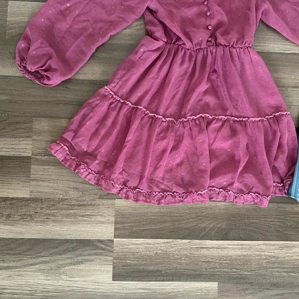 Stylish Pink and Blue Kids Dresses